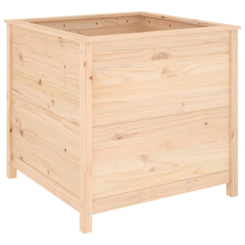 VidaXL Plantenbak 82,5x82,5x78 cm massief grenenhout