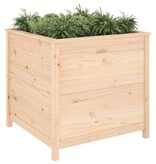 VidaXL Plantenbak 82,5x82,5x78 cm massief grenenhout