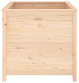VidaXL Plantenbak 82,5x82,5x78 cm massief grenenhout