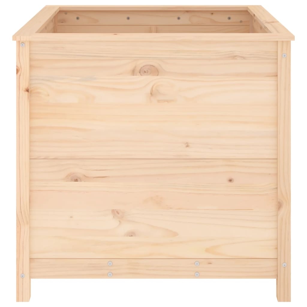 VidaXL Plantenbak 82,5x82,5x78 cm massief grenenhout