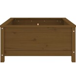 VidaXL Plantenbak 82,5x82,5x39 cm massief grenenhout honingbruin