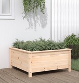 VidaXL Plantenbak 82,5x82,5x39 cm massief grenenhout