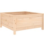 VidaXL Plantenbak 82,5x82,5x39 cm massief grenenhout