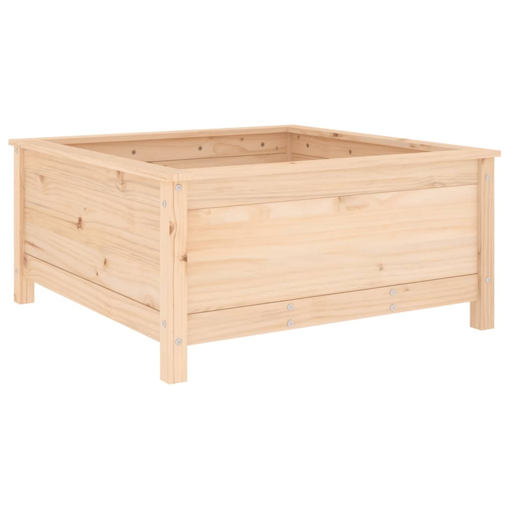 VidaXL Plantenbak 82,5x82,5x39 cm massief grenenhout