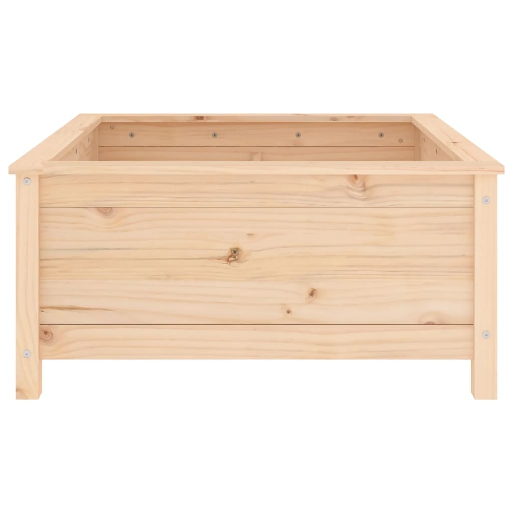 VidaXL Plantenbak 82,5x82,5x39 cm massief grenenhout