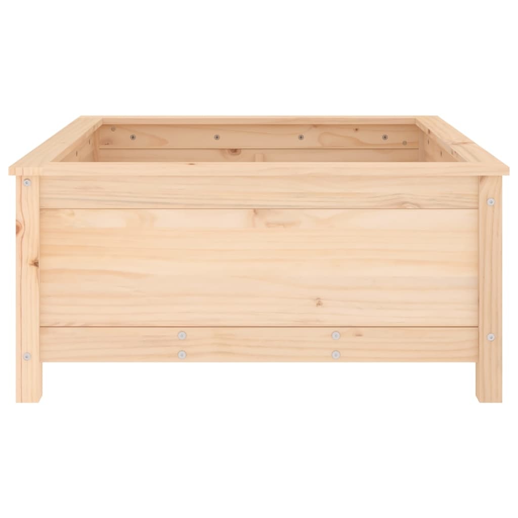 VidaXL Plantenbak 82,5x82,5x39 cm massief grenenhout