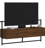 VidaXL Tv-meubel wandgemonteerd 100,5x30x51 cm hout bruineikenkleurig