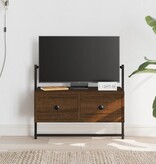 VidaXL Tv-meubel wandgemonteerd 60,5x30x51 cm hout bruineikenkleurig