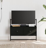VidaXL Tv-meubel wandgemonteerd 60,5x30x51 cm bewerkt hout zwart