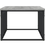 VidaXL Salontafel 100x50x35,5 cm bewerkt hout grijs sonoma eikenkleur