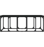 VidaXL Salontafel 100x50x35,5 cm bewerkt hout zwart