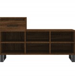 VidaXL Schoenenkast 102x36x60 cm bewerkt hout bruineikenkleurig