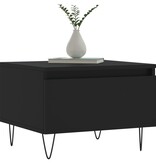 VidaXL Salontafels 2 st 50x46x35 cm bewerkt hout zwart