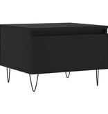 VidaXL Salontafels 2 st 50x46x35 cm bewerkt hout zwart