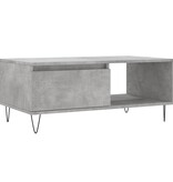 VidaXL Salontafel 90x50x36,5 cm bewerkt hout betongrijs