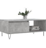 VidaXL Salontafel 90x50x36,5 cm bewerkt hout betongrijs