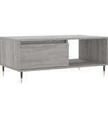 VidaXL Salontafel 90x50x36,5 cm bewerkt hout grijs sonoma