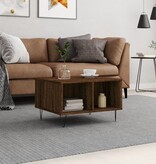 VidaXL Salontafel 60x50x36,5 cm bewerkt hout bruineikenkleurig