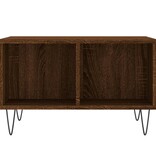 VidaXL Salontafel 60x50x36,5 cm bewerkt hout bruineikenkleurig