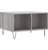 VidaXL Salontafel 60x50x36,5 cm bewerkt hout grijs