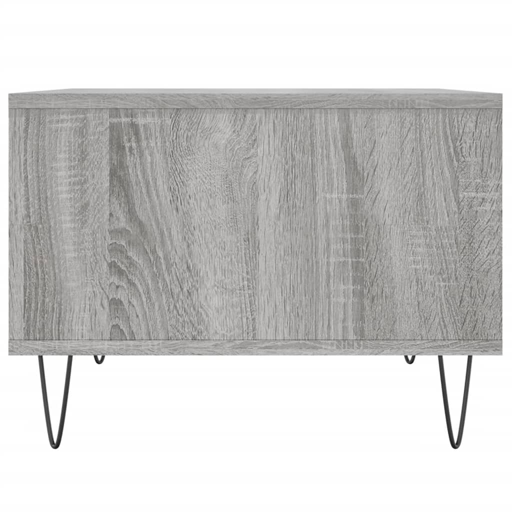 VidaXL Salontafel 60x50x36,5 cm bewerkt hout grijs