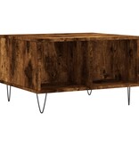 VidaXL Salontafel 60x50x36,5 cm bewerkt hout gerookt eikenkleurig