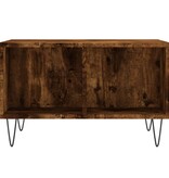 VidaXL Salontafel 60x50x36,5 cm bewerkt hout gerookt eikenkleurig