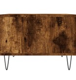 VidaXL Salontafel 60x50x36,5 cm bewerkt hout gerookt eikenkleurig