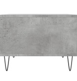 VidaXL Salontafel 60x50x36,5 cm bewerkt hout betongrijs