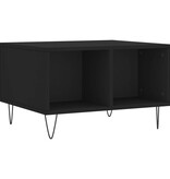 VidaXL Salontafel 60x50x36,5 cm bewerkt hout zwart