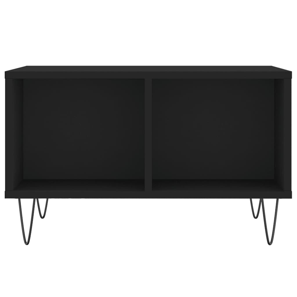 VidaXL Salontafel 60x50x36,5 cm bewerkt hout zwart