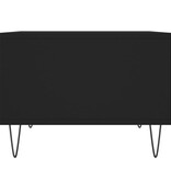 VidaXL Salontafel 60x50x36,5 cm bewerkt hout zwart