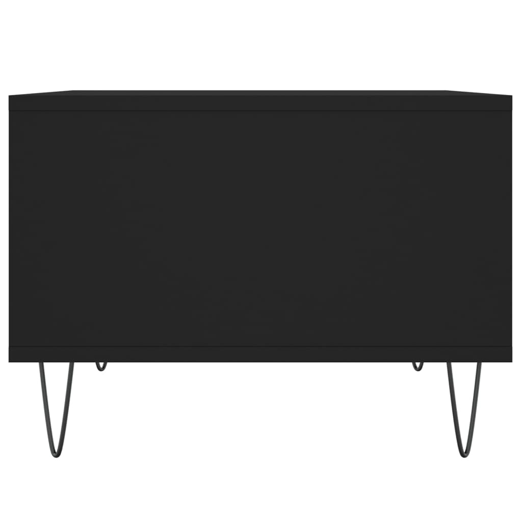 VidaXL Salontafel 60x50x36,5 cm bewerkt hout zwart