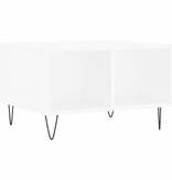VidaXL Salontafel 60x50x36,5 cm bewerkt hout wit