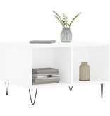 VidaXL Salontafel 60x50x36,5 cm bewerkt hout wit