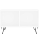 VidaXL Salontafel 60x50x36,5 cm bewerkt hout wit