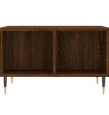 VidaXL Salontafel 60x50x36,5 cm bewerkt hout bruineikenkleurig