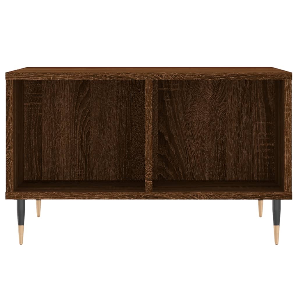VidaXL Salontafel 60x50x36,5 cm bewerkt hout bruineikenkleurig