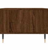 VidaXL Salontafel 60x50x36,5 cm bewerkt hout bruineikenkleurig