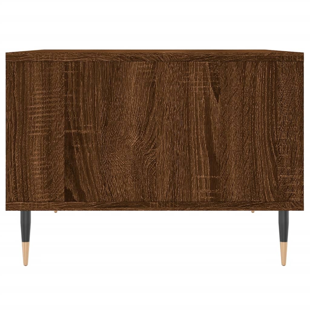 VidaXL Salontafel 60x50x36,5 cm bewerkt hout bruineikenkleurig