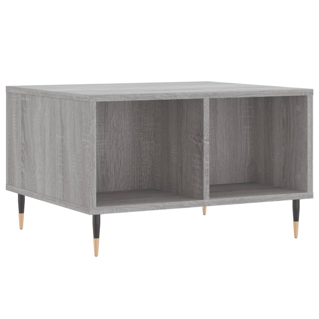 VidaXL Salontafel 60x50x36,5 cm bewerkt hout grijs