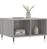 VidaXL Salontafel 60x50x36,5 cm bewerkt hout grijs