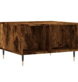 VidaXL Salontafel 60x50x36,5 cm bewerkt hout gerookt eikenkleurig