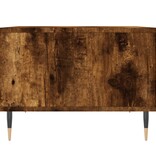 VidaXL Salontafel 60x50x36,5 cm bewerkt hout gerookt eikenkleurig