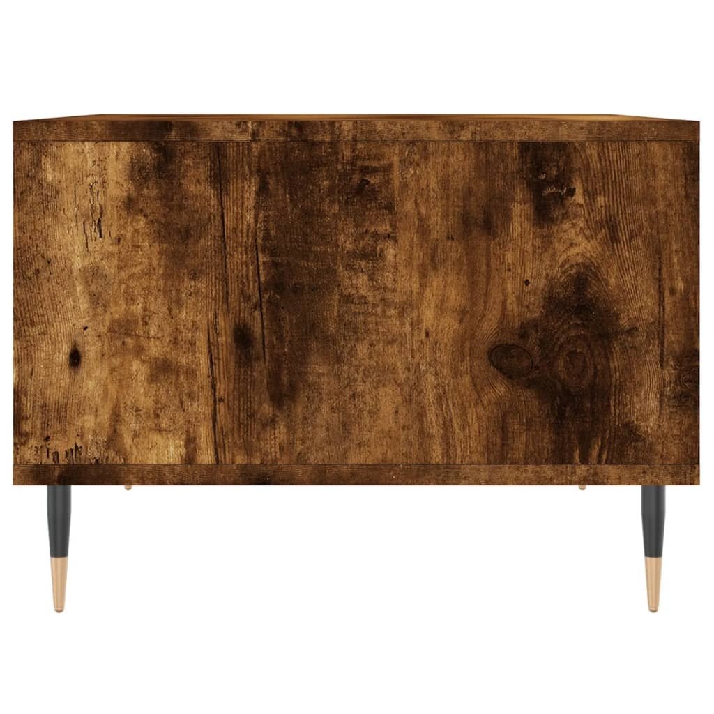 VidaXL Salontafel 60x50x36,5 cm bewerkt hout gerookt eikenkleurig