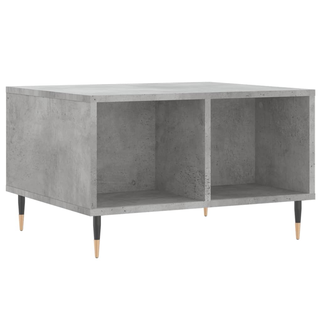 VidaXL Salontafel 60x50x36,5 cm bewerkt hout betongrijs
