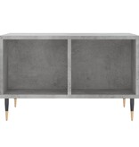 VidaXL Salontafel 60x50x36,5 cm bewerkt hout betongrijs