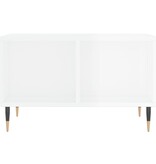 VidaXL Salontafel 60x50x36,5 cm bewerkt hout hoogglans wit