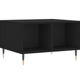 VidaXL Salontafel 60x50x36,5 cm bewerkt hout zwart