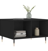 VidaXL Salontafel 60x50x36,5 cm bewerkt hout zwart